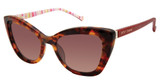 BETSEY JOHNSON Eyeglasses SAVE THE DRAMA RED/RED