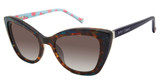 BETSEY JOHNSON Eyeglasses SAVE THE DRAMA TEAL/TEA