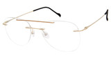 STEPPER Eyeglasses 84851 SI GOLD F010/GLD