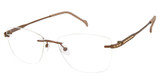 STEPPER Eyeglasses 97164 SI BROWN F011/BRN