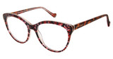 BETSEY JOHNSON Eyeglasses DIVA DAYS PINK/PNK