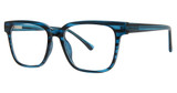 Modern Plastics II Eyeglasses Endorse blue demi