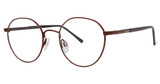 Modern Metals Eyeglasses Addison burgundy