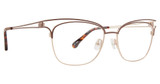 Trina Turk Eyeglasses Sanne Rose Gold/RSGD