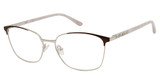 Nicole Miller Eyeglasses HEWES MATTE BROWN/C02