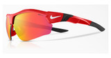 Nike Eyeglasses NIKE SHOW X3 TEAM DN9252 ** BASE CURVE ** NRF ** UNIVERSITY RED/ROAD/RED MIRROR/657