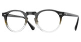 OLIVER PEOPLES Eyeglasses OV5186 GREGORY PECK DARK MILITARY/CRYSAL GRA/1751