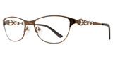 Affordable Designs Eyeglasses Fergie Brown