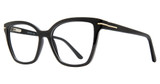 Serafina Eyewear Eyeglasses Glamour Clip Black