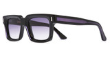 Cutler and Gross Eyeglasses CGSN138652 PURPLE ON BLACK/010