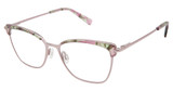 Isaac Mizrahi New York Eyeglasses IM 30053 Rose/RO