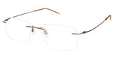 Titanium Eyeglasses CH 16702 Brown/BR