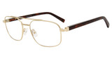 Tumi Eyeglasses VTU017 0594 Light Gold