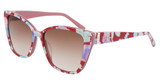 Bebe Eyeglasses BB7238 BERRY FLORAL/610