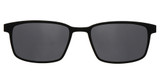 Flexon Eyeglasses FLX 1000 MGC-CLIP BLACK/001