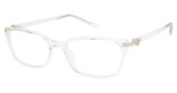 ELLE Eyeglasses EL 13498 Clear/CR