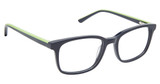 Superflex Eyeglasses SFK-253 NAVY LIME/S301