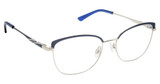 Superflex Eyeglasses SF-601 INDIGO SILVER/S201