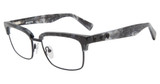 John Varvatos Eyeglasses VJV186 Textured Blue/Navy