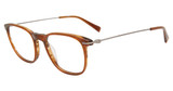 Tumi Eyeglasses VTU512 03BQ Striated Brown/03BQ