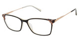 Ted Baker Eyeglasses TFW009 black ivory/BLK