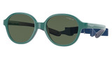 Vogue Junior Sun Eyeglasses VJ2012 GREEN ON RUBBER DARK BLU/297571