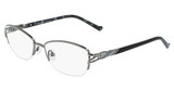 Marchon NYC Eyeglasses TRES JOLIE 194 GUNMETAL/070