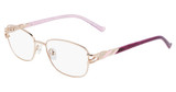 Marchon NYC Eyeglasses TRES JOLIE 195 ROSE GOLD/770
