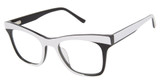 L.A.M.B. Eyeglasses LA095 white/black/WHT