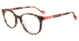 Yalea Eyeglasses VYA007 Brown Havana 08XW