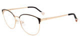 Yalea Eyeglasses VYA011 Gold Black 033M