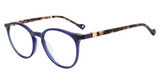 Yalea Eyeglasses VYA022 Transparent Blue 0892