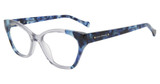 Lucky Brand Eyeglasses VLBD237 Blue Havana