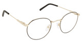 Superflex Eyeglasses SF-1141T BLACK GOLD/S200