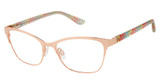 gx by GWEN STEFANI Eyeglasses GX835 rose gold/hearts/RGD