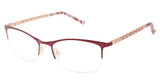Tura Eyeglasses R594 Eggplant / Rose Gold/EGG