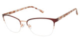 Ted Baker Eyeglasses TW513 burgundy/BUR