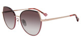 Yalea Eyeglasses SYA026 Plum/Black A039