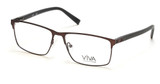 Viva Eyeglasses VV4047 matte dark brown/049