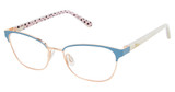 Lulu by Lulu Guinness Eyeglasses LK042 blue/BLU