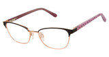 Lulu by Lulu Guinness Eyeglasses LK042 black/BLK