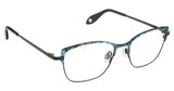 FYSH Eyeglasses FYSH 3686 TURQUOISE BLACK/M204