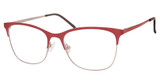 Eco Eyeglasses PRIMROSE Burgundy / Pink gold/BPGD