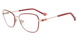 Yalea Eyeglasses VYA023L Red 0E59