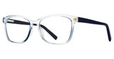Value Eyeglasses METRO 60 crystal/blue