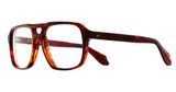 Cutler and Gross Eyeglasses CGOP139457 RED HAVANA/002