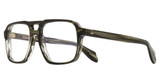 Cutler and Gross Eyeglasses CGOP139457 STRIPED GREEN HAVANA/011