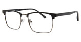 AirMag Eyeglasses AIRMAG A6378 Matte Black/ Gun/C2