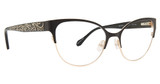 Badgley Mischka Eyeglasses Cataline Black/BLCK