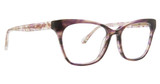 Badgley Mischka Eyeglasses Delice Plum/PLUM